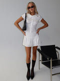 Sweet Treat Button Up Set White