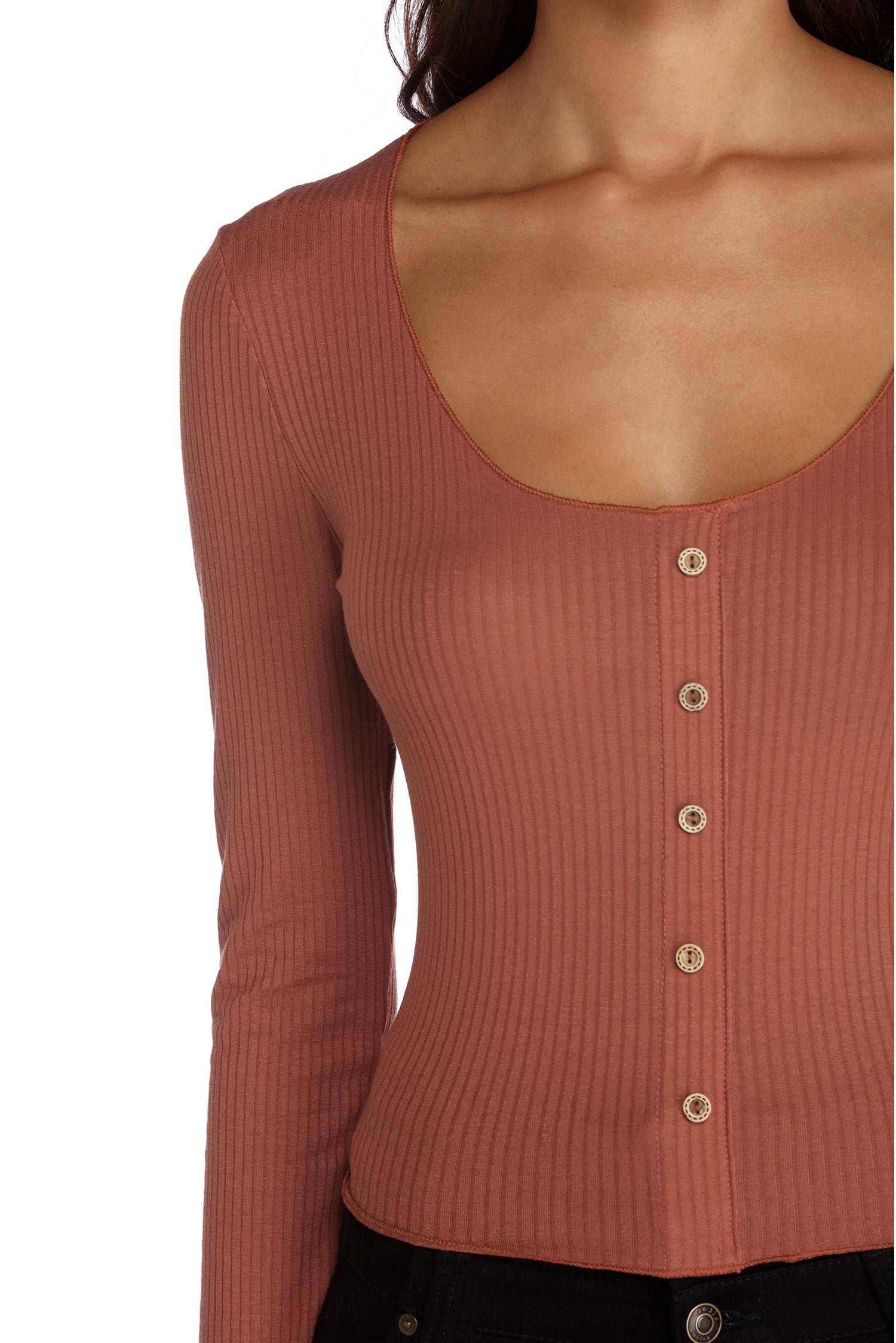 Faux With It Top