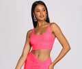 Mesh Moment Crop Top
