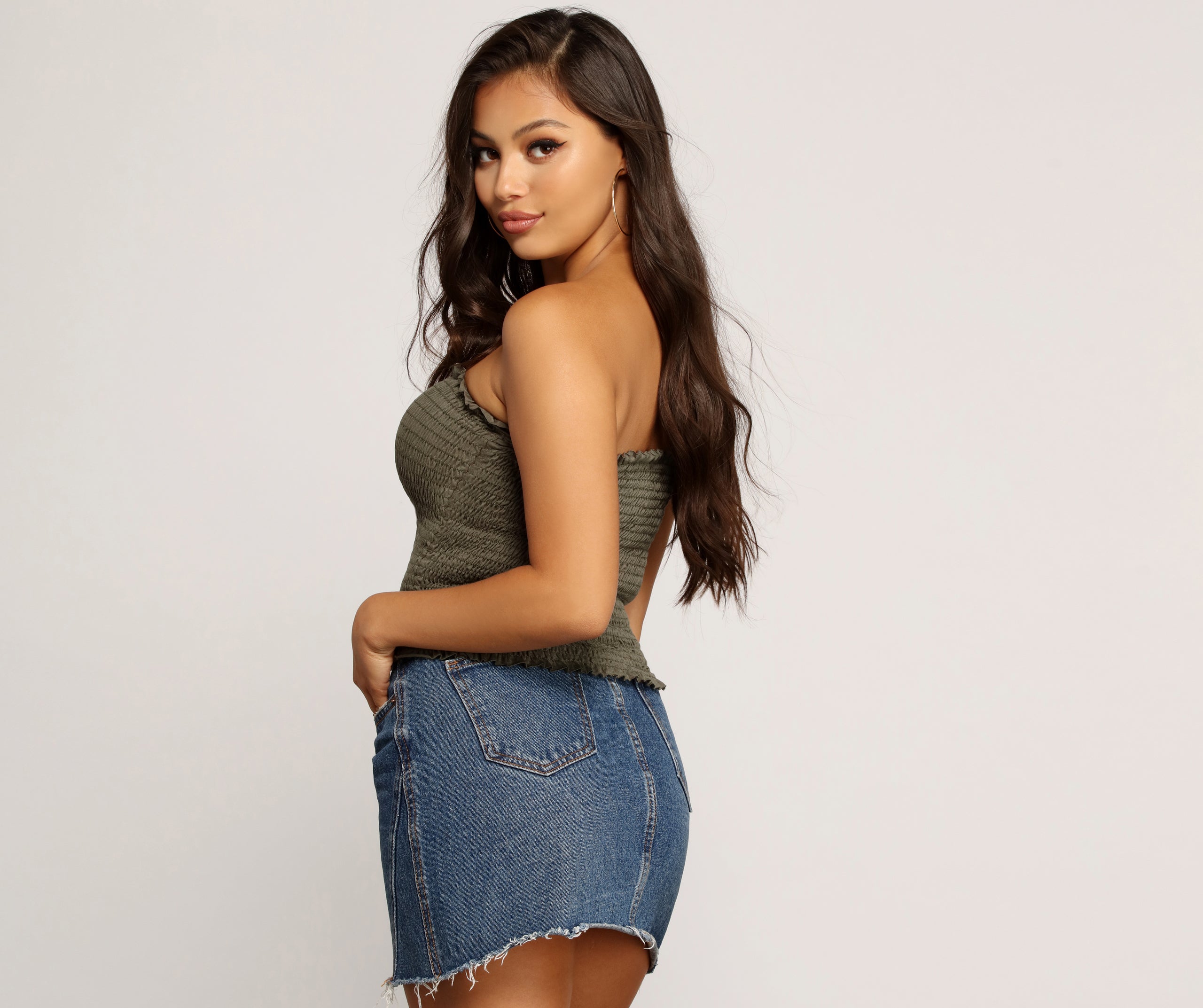 Smock It Up Tube Top