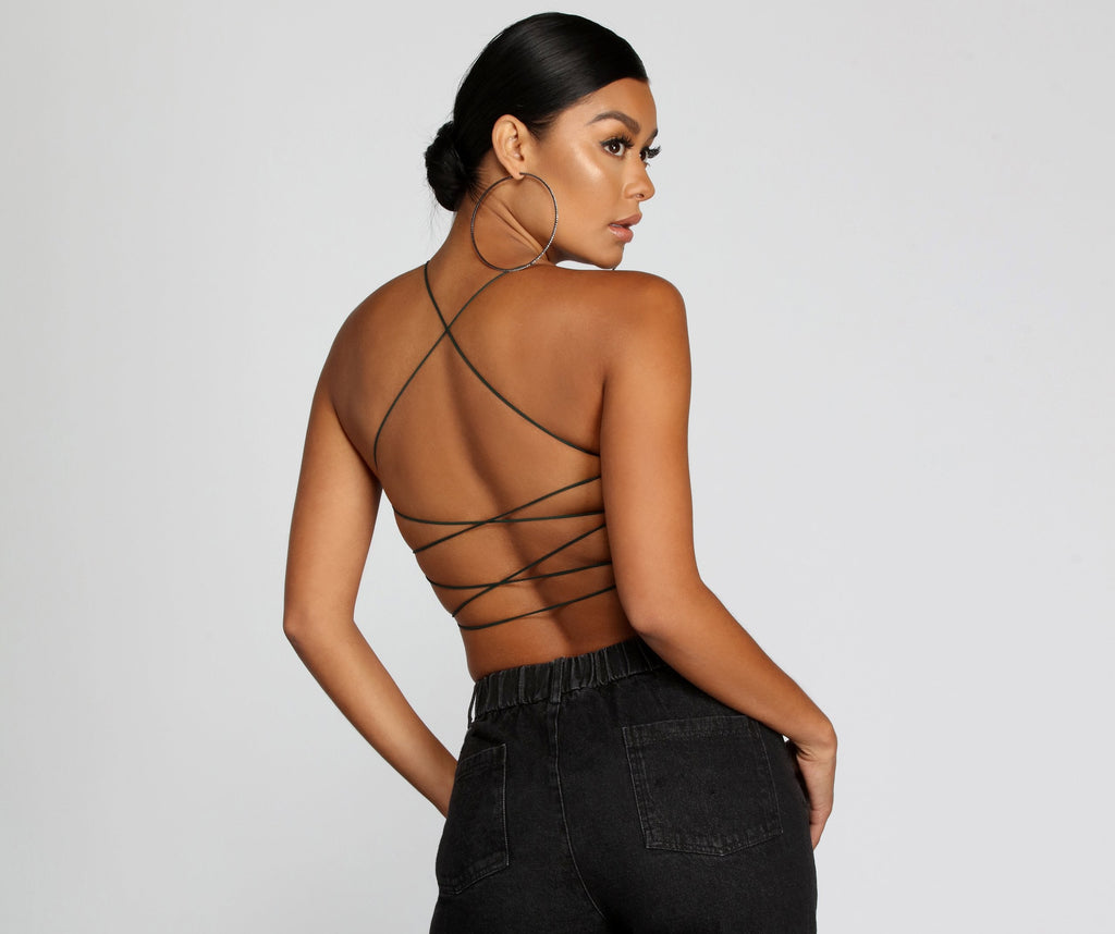 Strapped In Style Crop Top