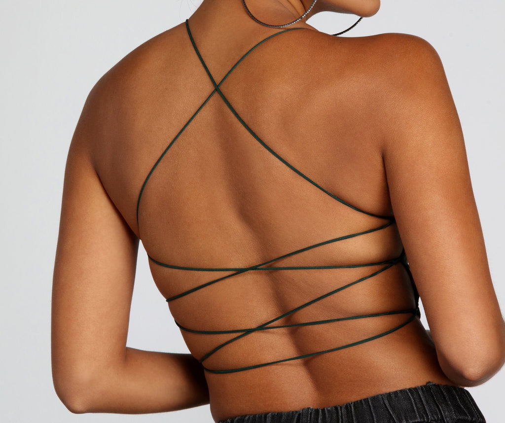 Strapped In Style Crop Top