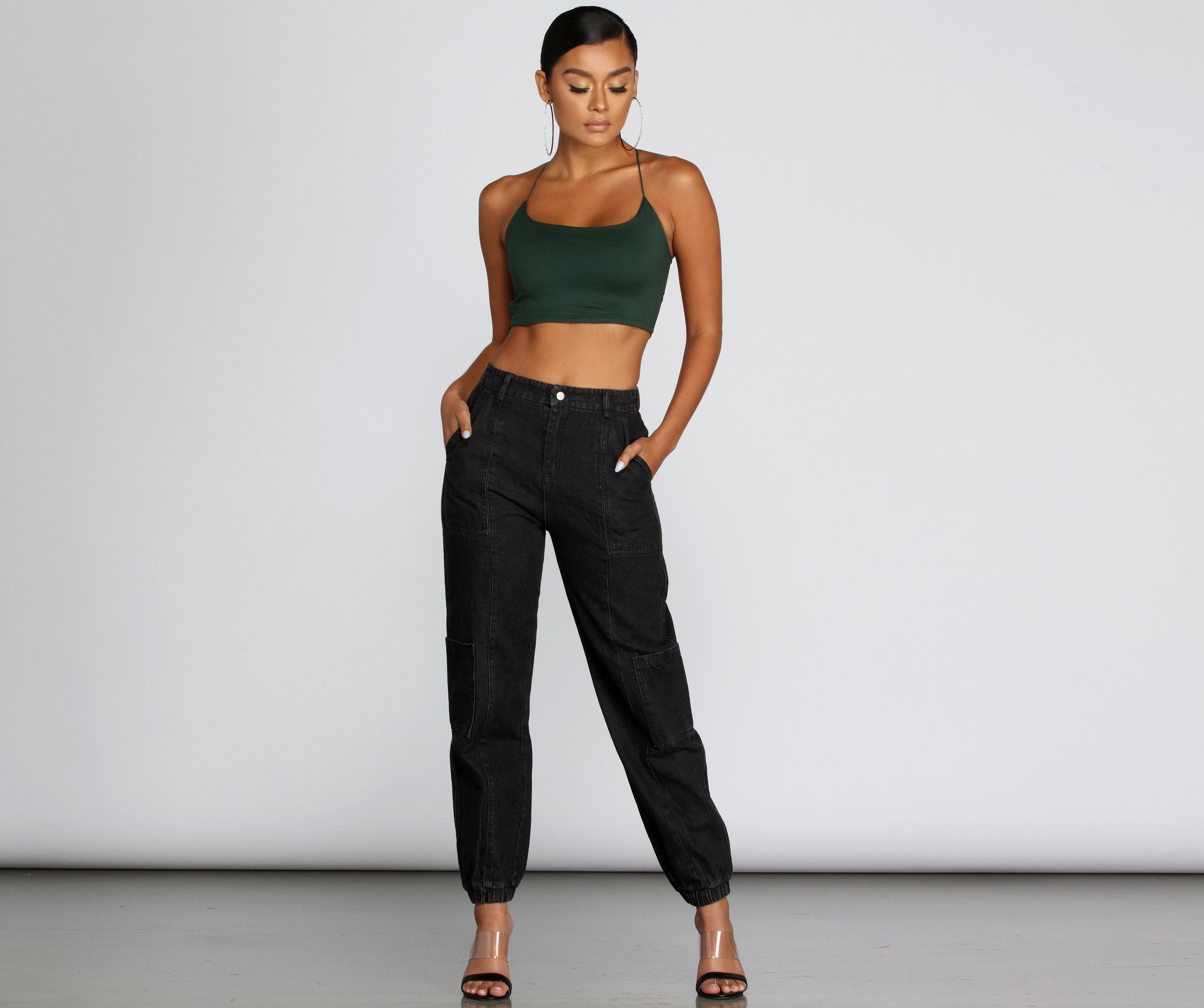 Strapped In Style Crop Top