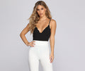 Scalloped Trim Bodysuit