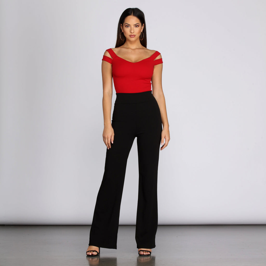 Stylish Straps Sweetheart Top