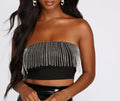 Festive In Fringe Tube Top