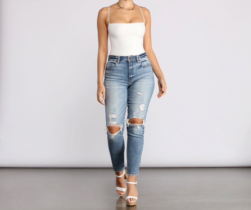 Looking Good Lace Up Bodysuit