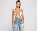 All My Love Floral Mesh Bodysuit