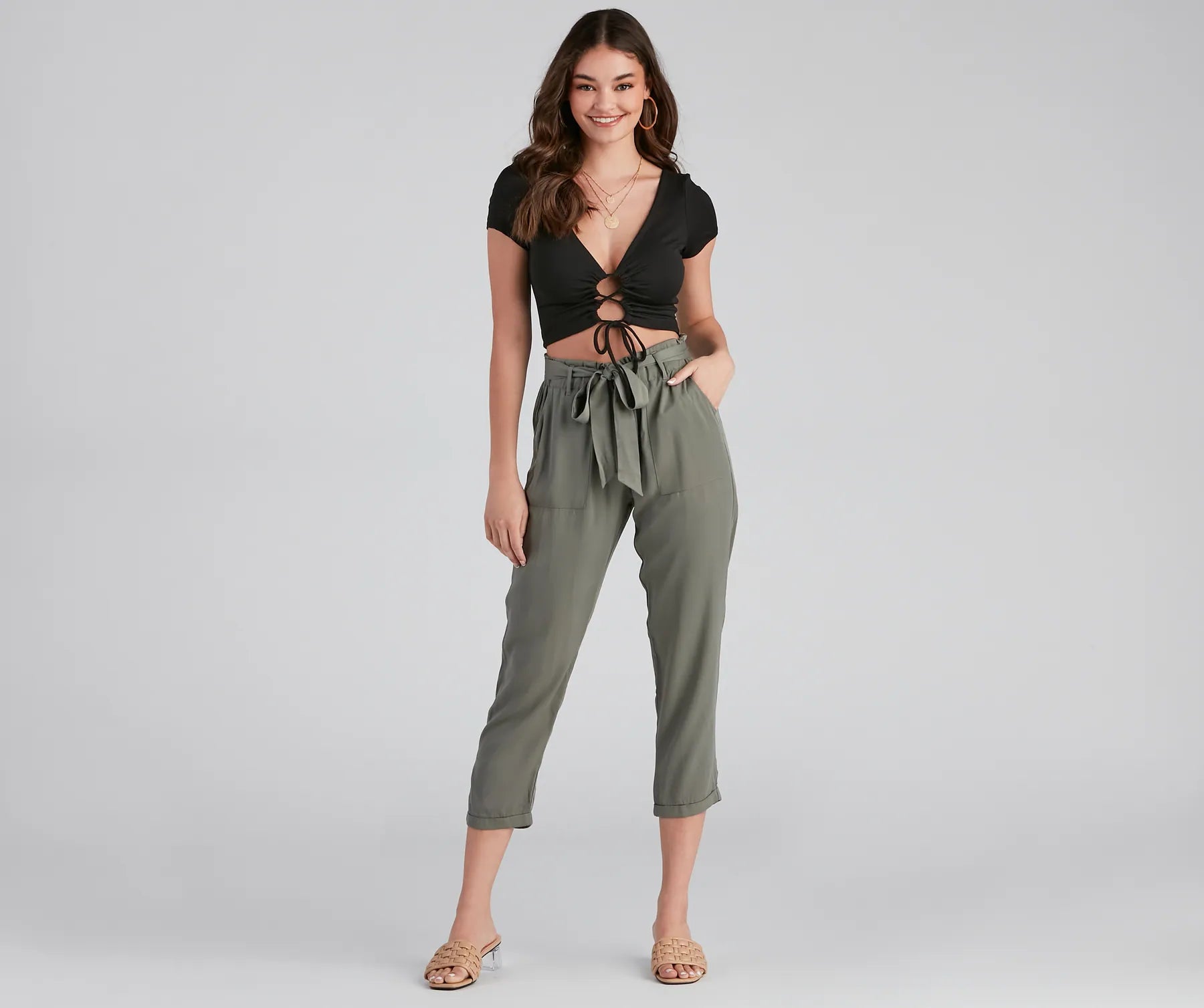 Casual Slay Knit Crop Top