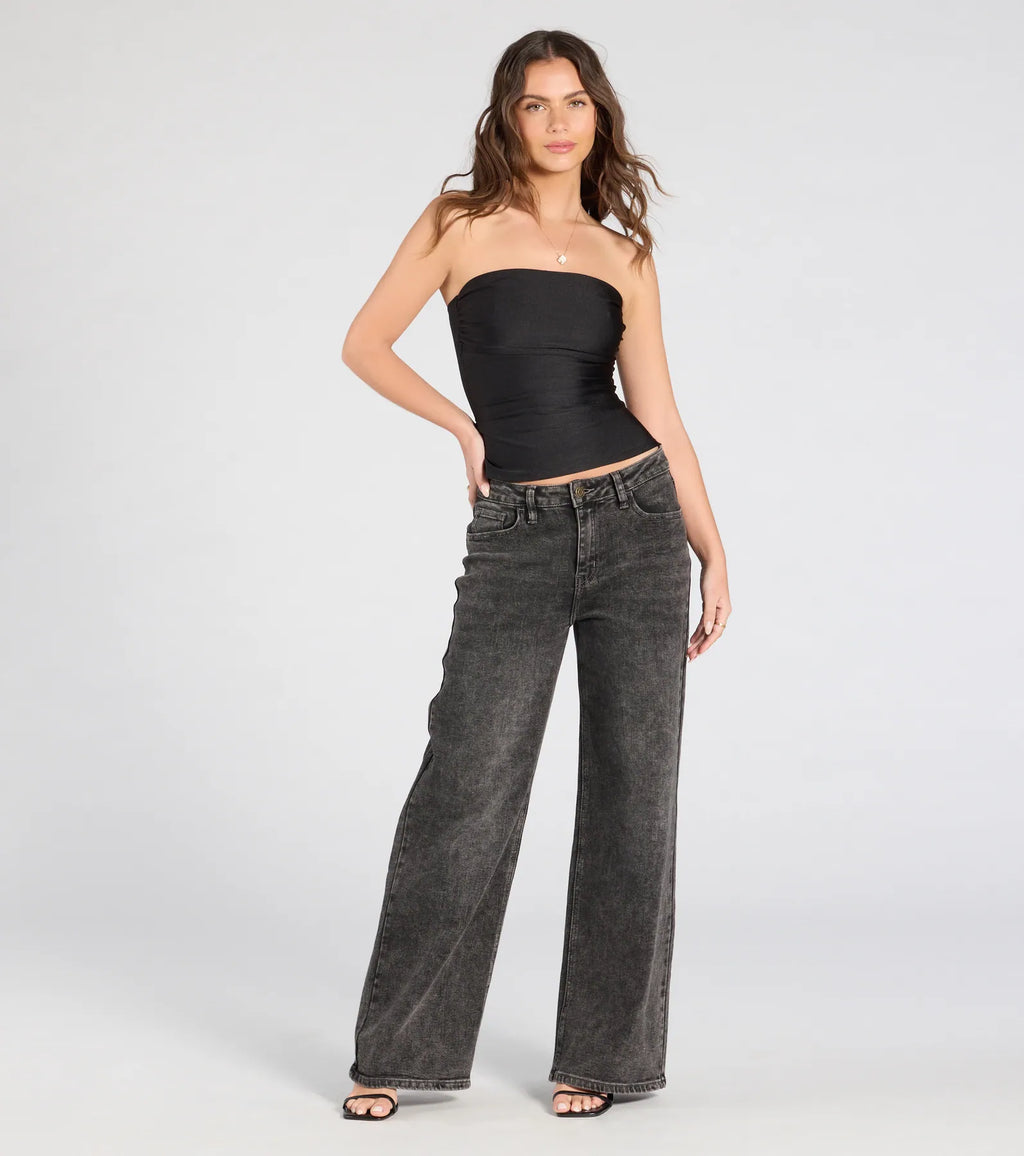 Carefree And Cute Crop Tube Top