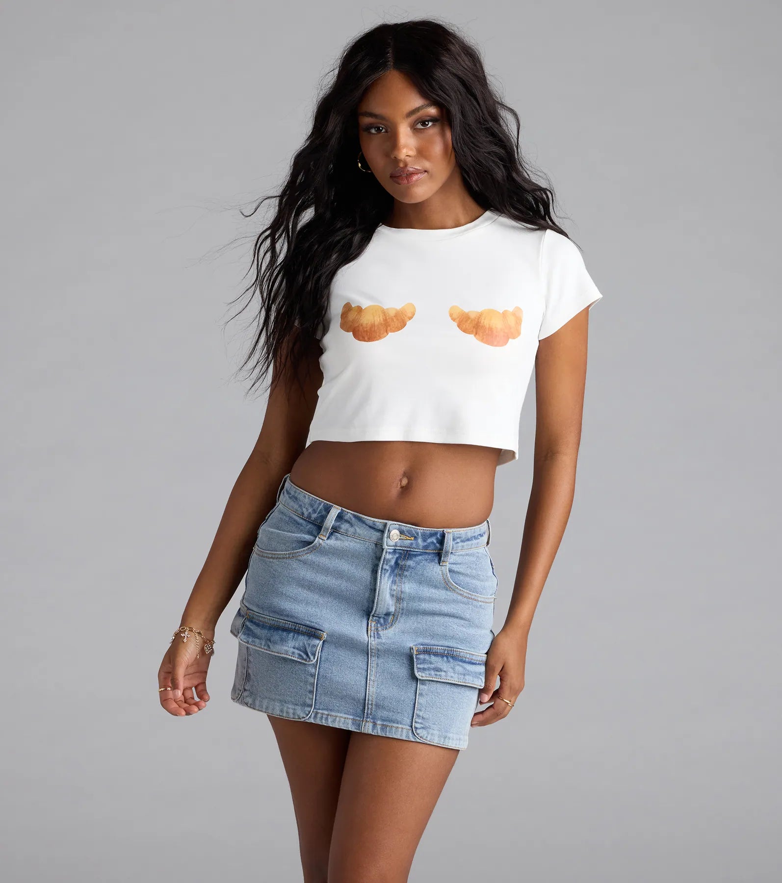 Baked Goods Croissant Graphic Tee