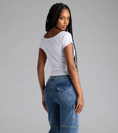 28 Crop Graphic Tee
