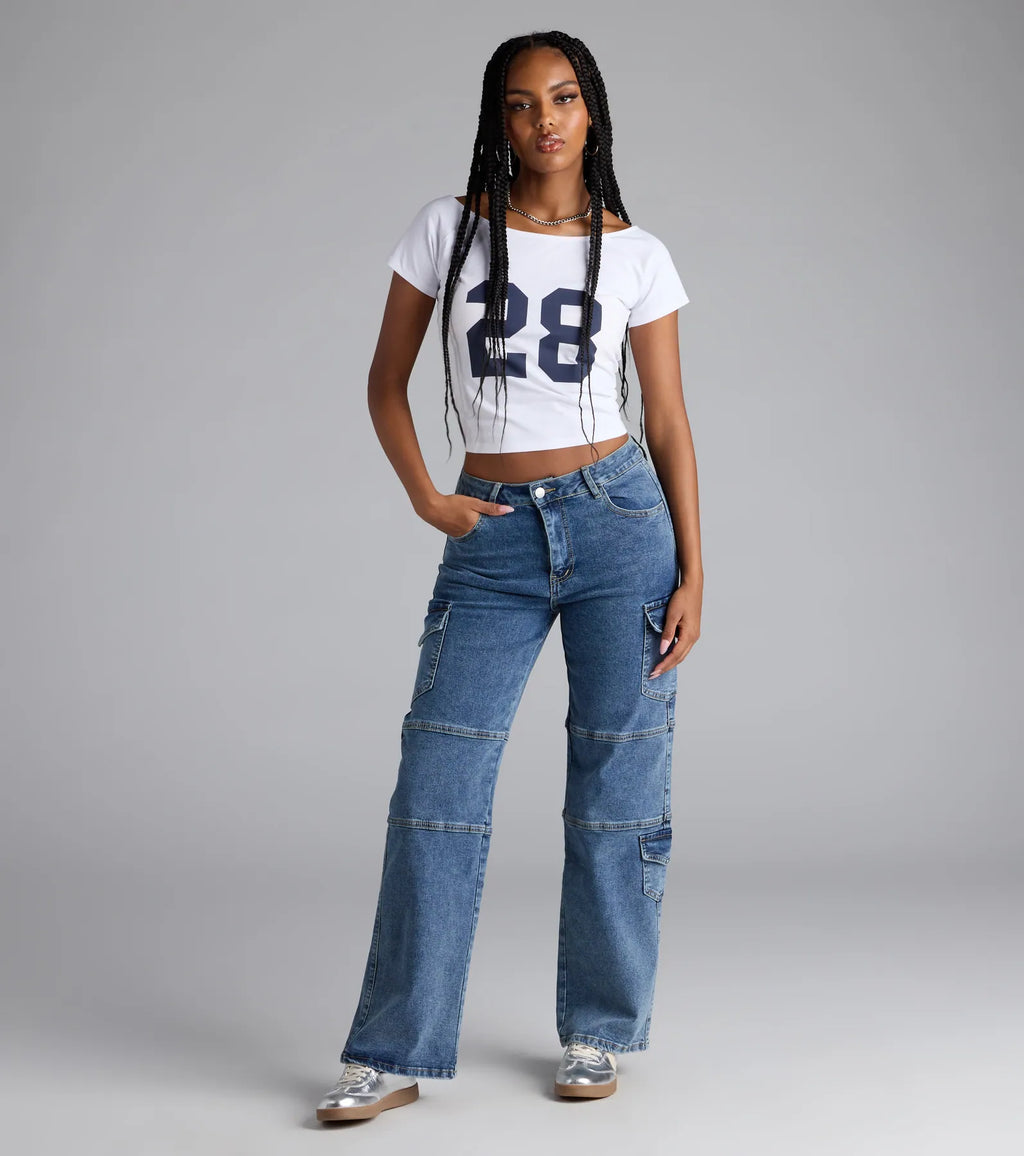 28 Crop Graphic Tee