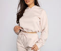 Back To Basics Cropped Drawstring Hoodie