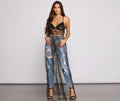 Sparkle Goals Long Mesh Tunic