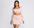 Met Your Match Smocked Crop Top