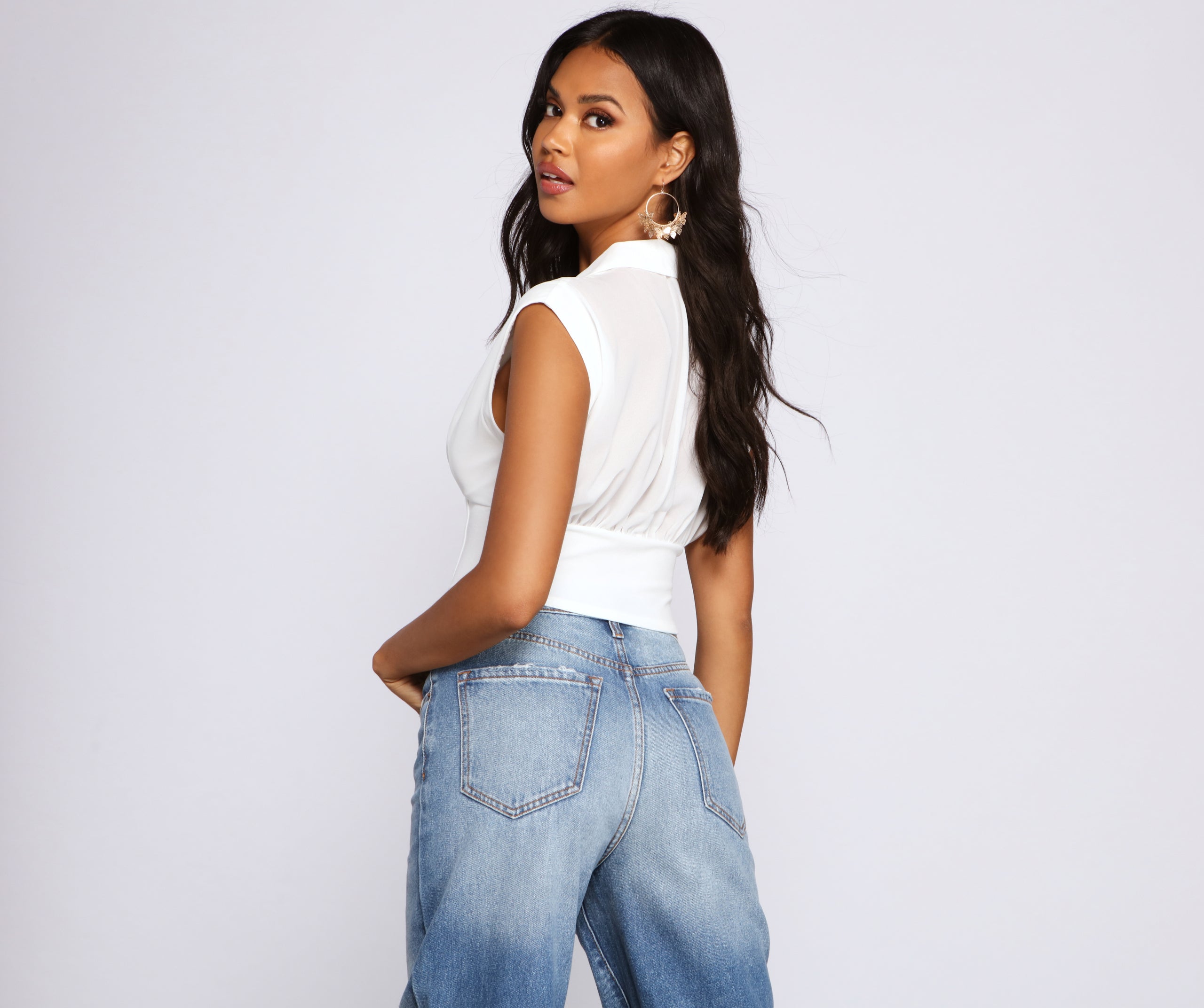 Preppy And Chic Crop Top