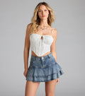 Like A Love Song Eyelet Bustier