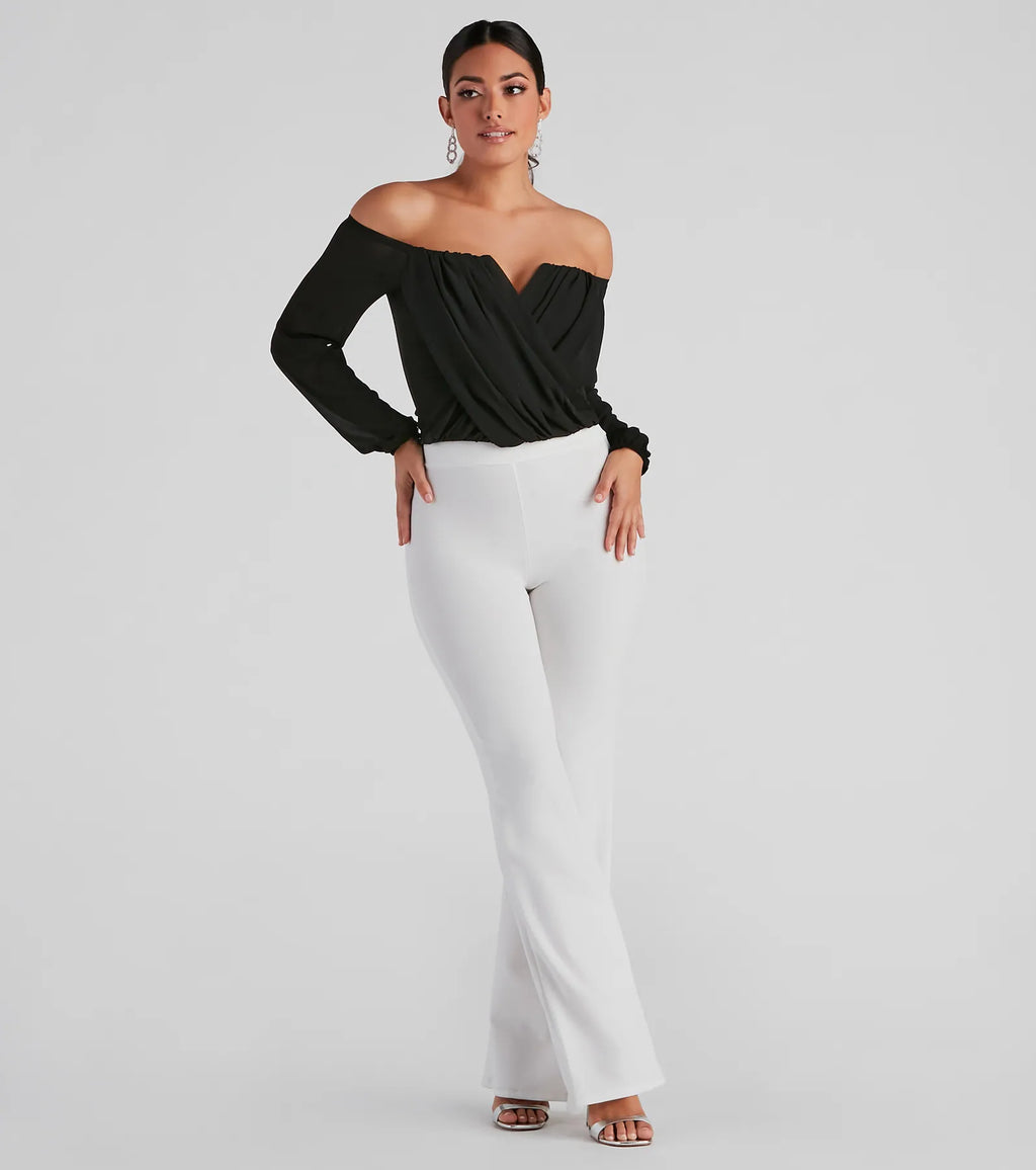 Sophisticated In Chiffon Strapless Top