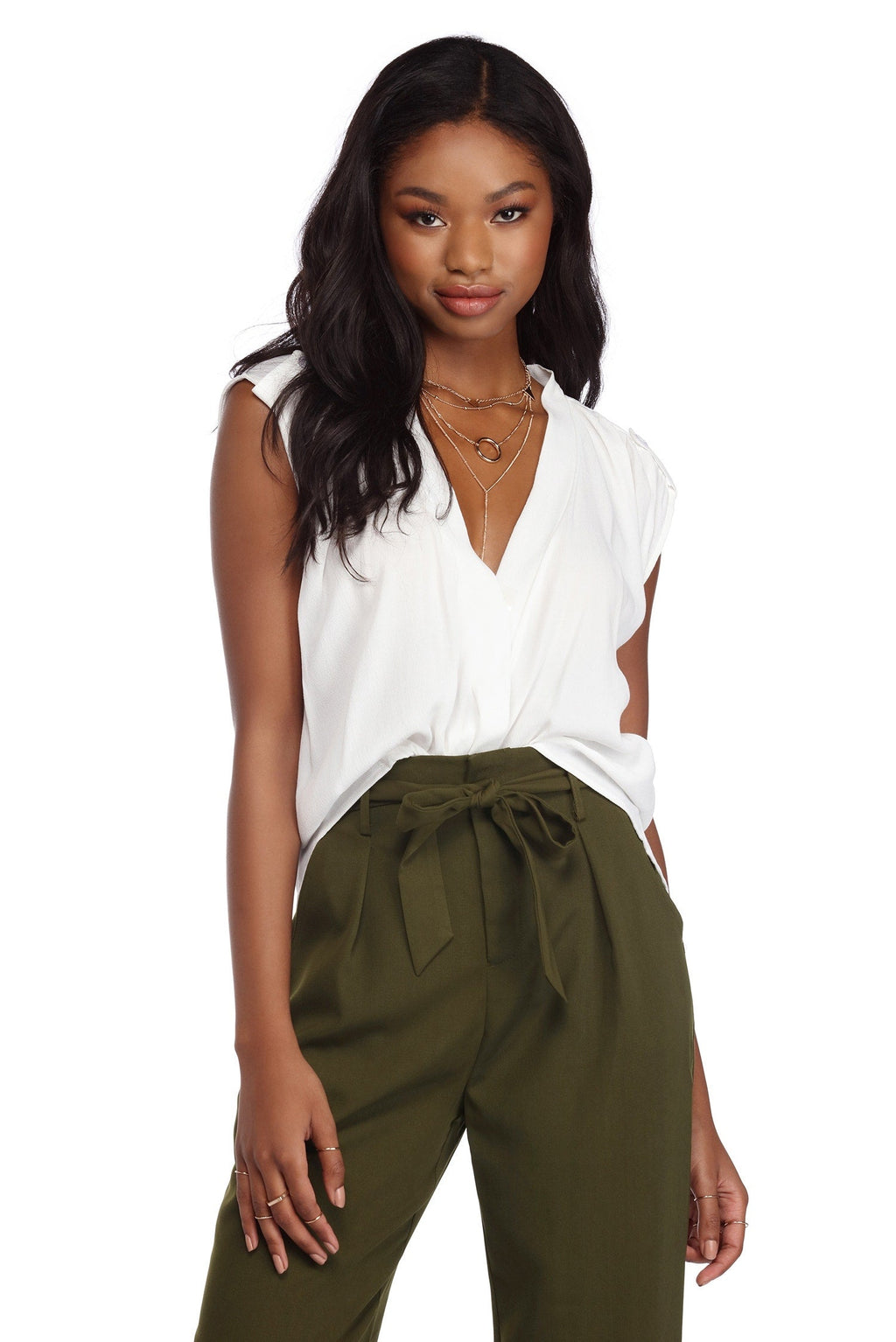 Draped Drama Top