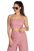 Stunt On Them In Stripes Top