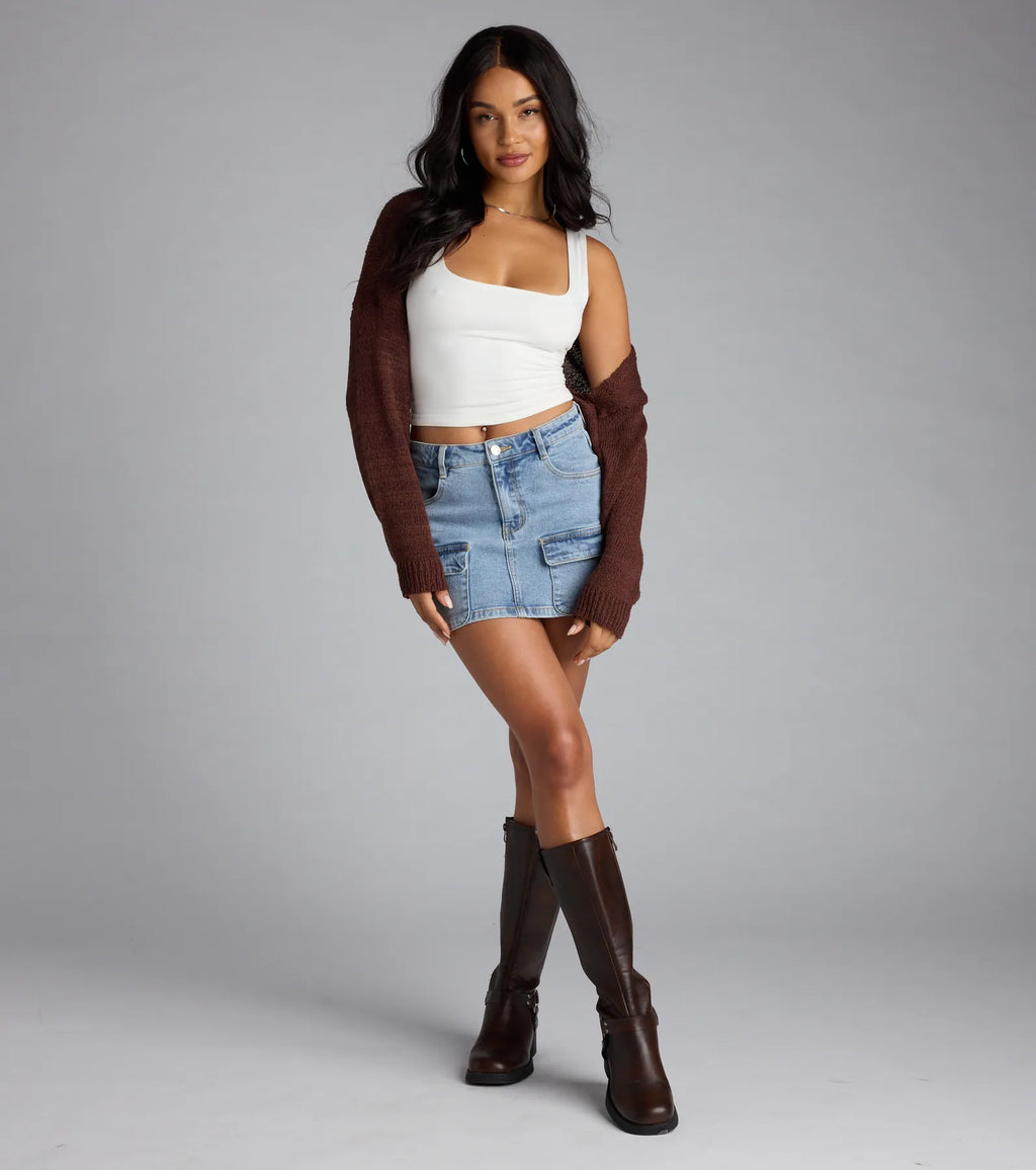 Cutie Pie Knit Bolero Sweater