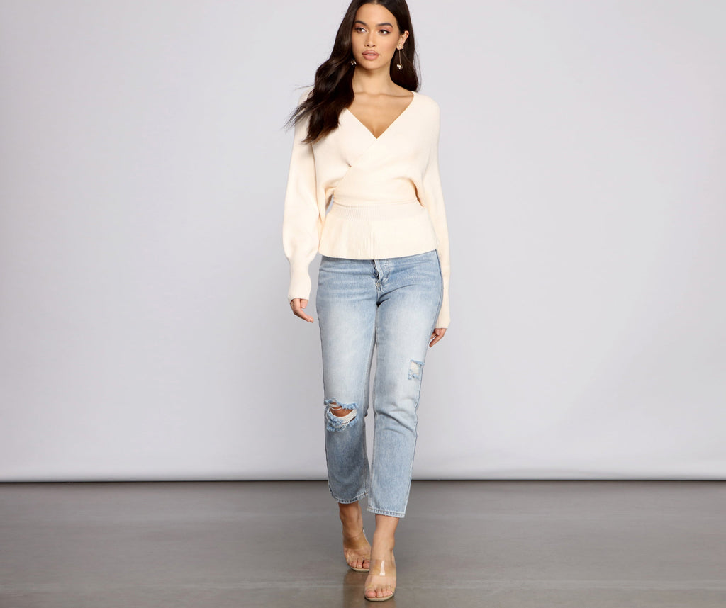 Cozy And Casual Peplum Sweater