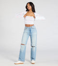 Easy Charm Floral Crop Tube Top