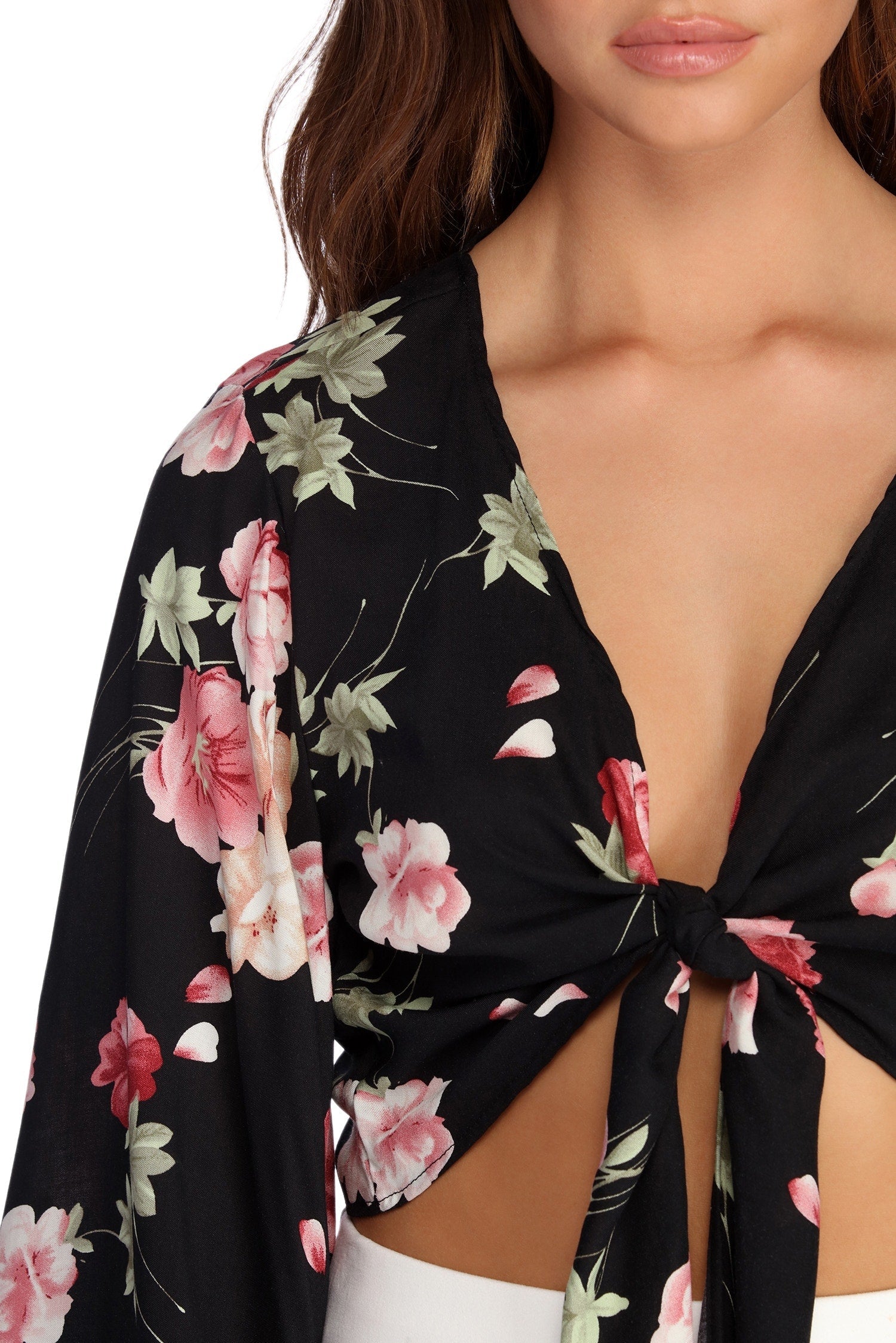 Ring Around In Florals Top