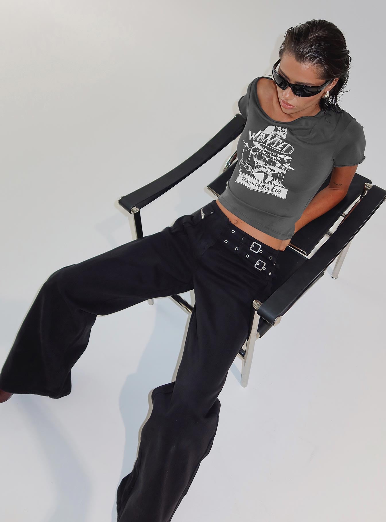Paltrow Cargo Jeans Black
